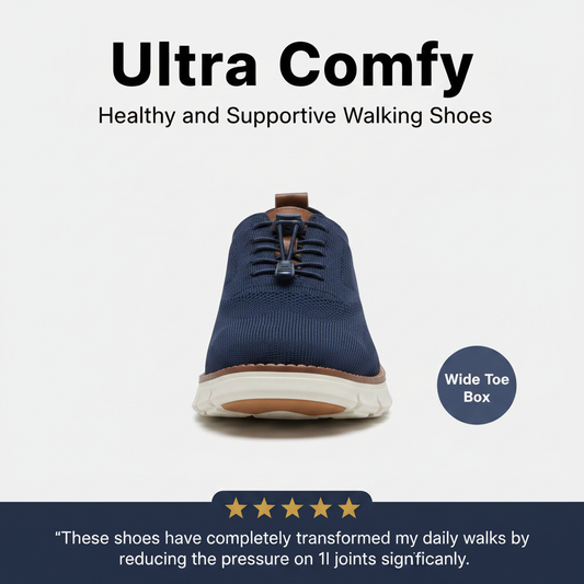 Ultra Comfy - Healthy and Supportive Walking Shoes